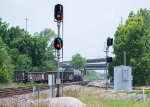 A local enters the Houston West Belt Subdivision. 